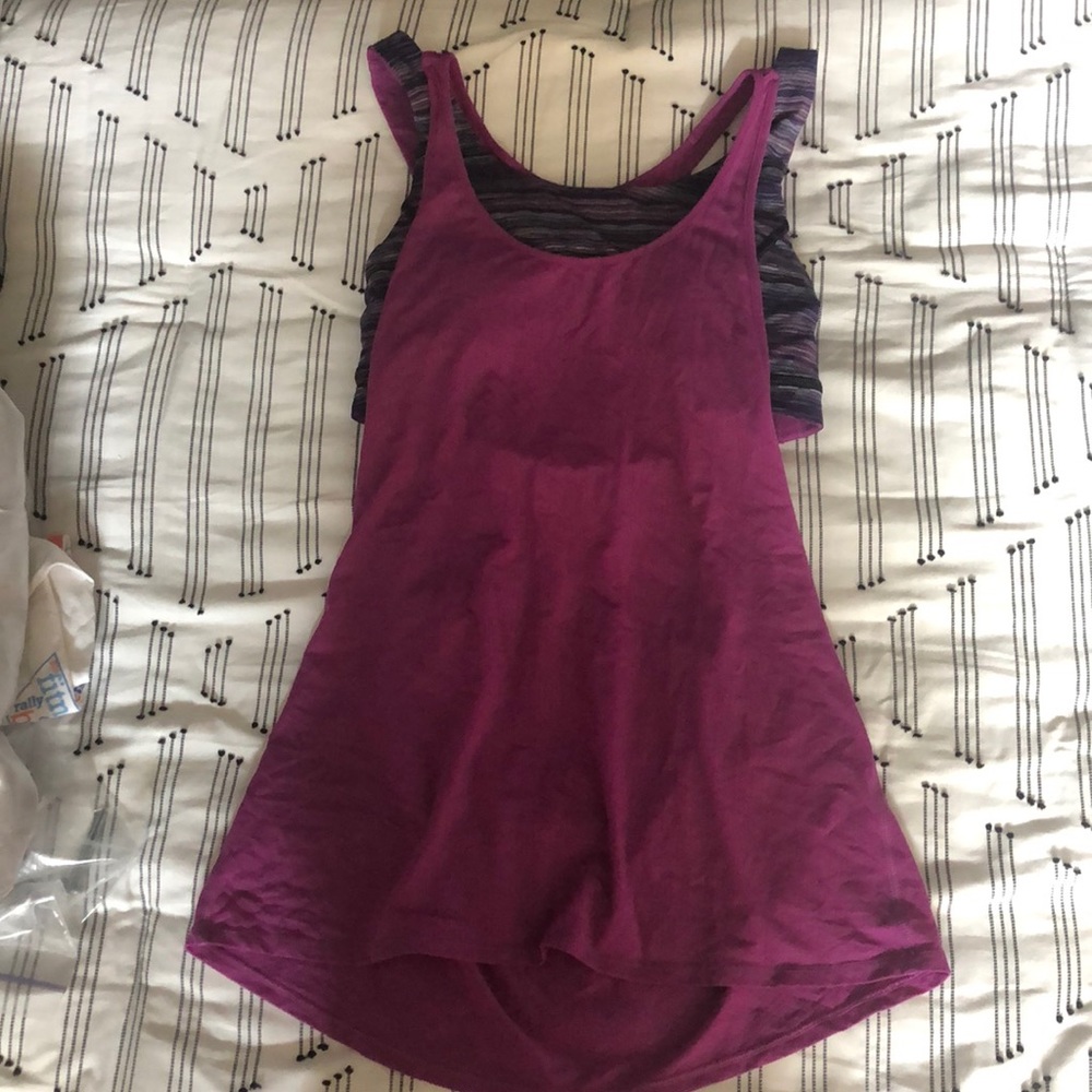 Lululemon built in bra top